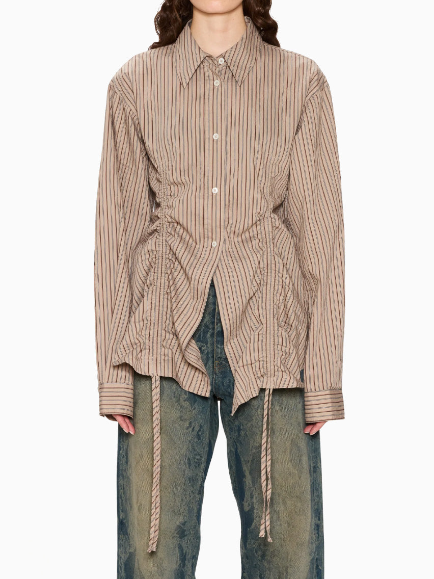 String Shirt Vintage Brown