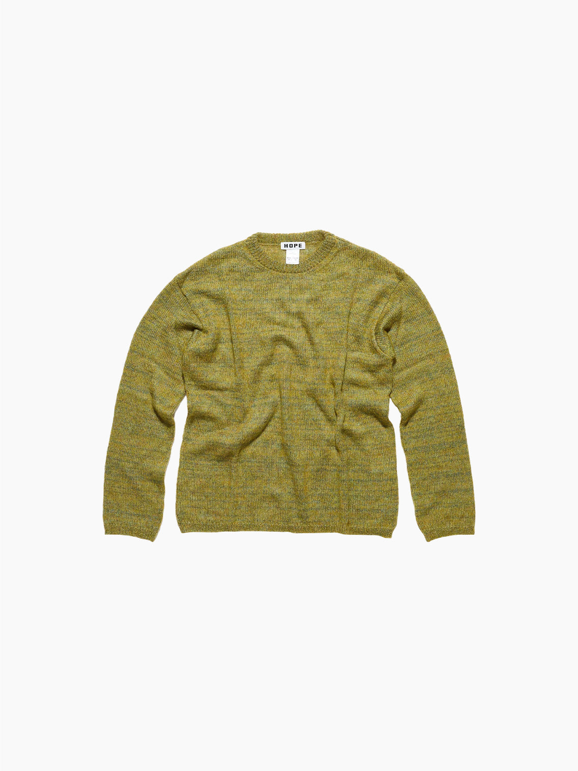 Vision Sweater Yellow Green Melange