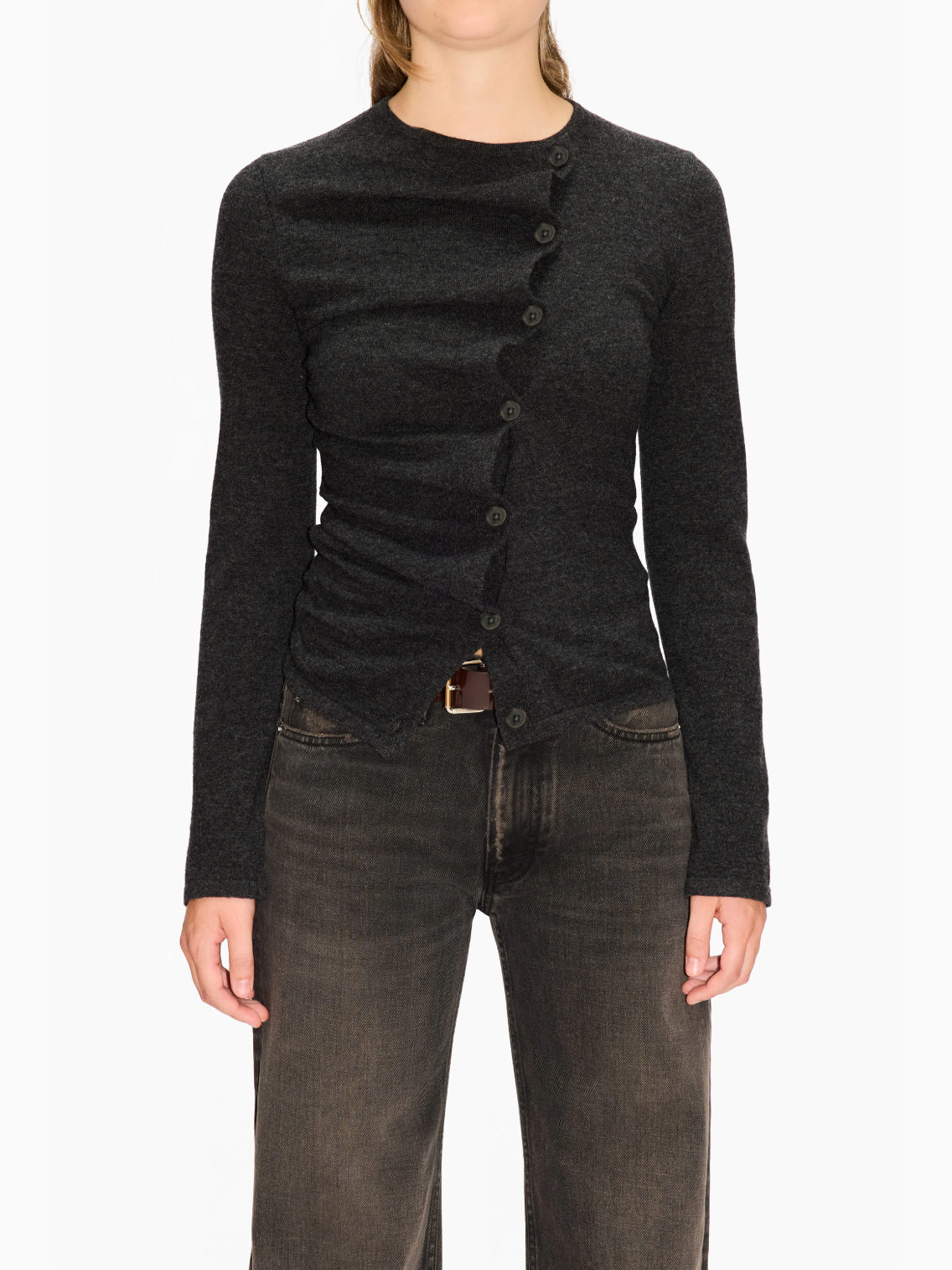 Wave Cardigan Grey
