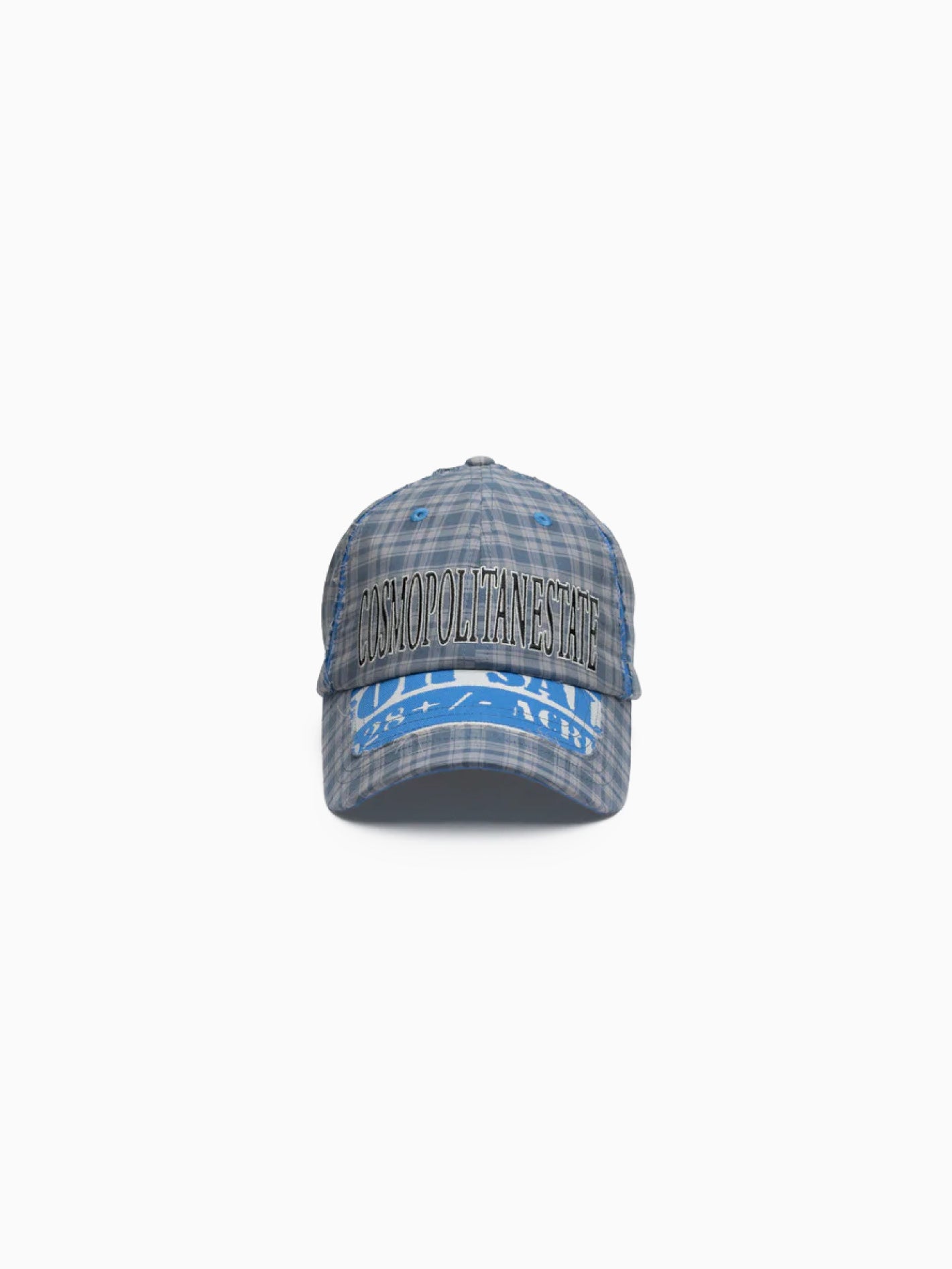 Tabloid Kap Blue Tartan