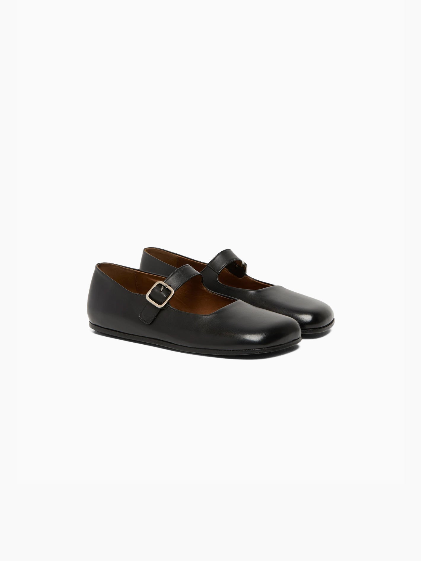 Appiedi Black Leather Mary Jane