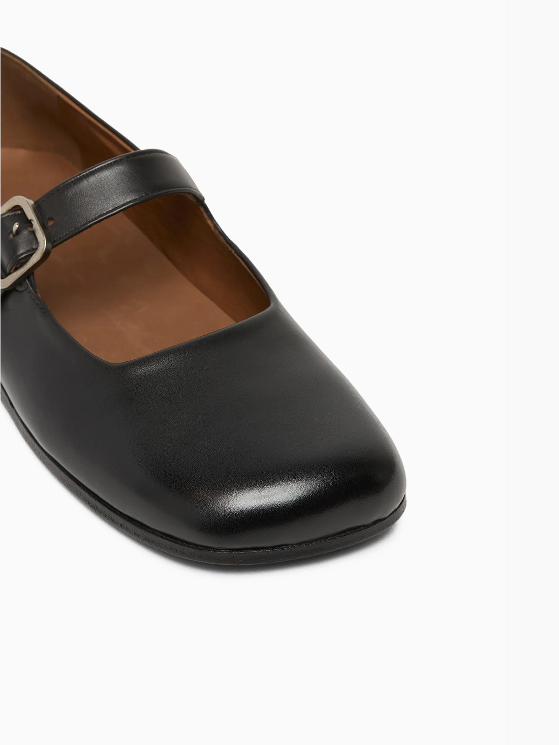 Appiedi Black Leather Mary Jane