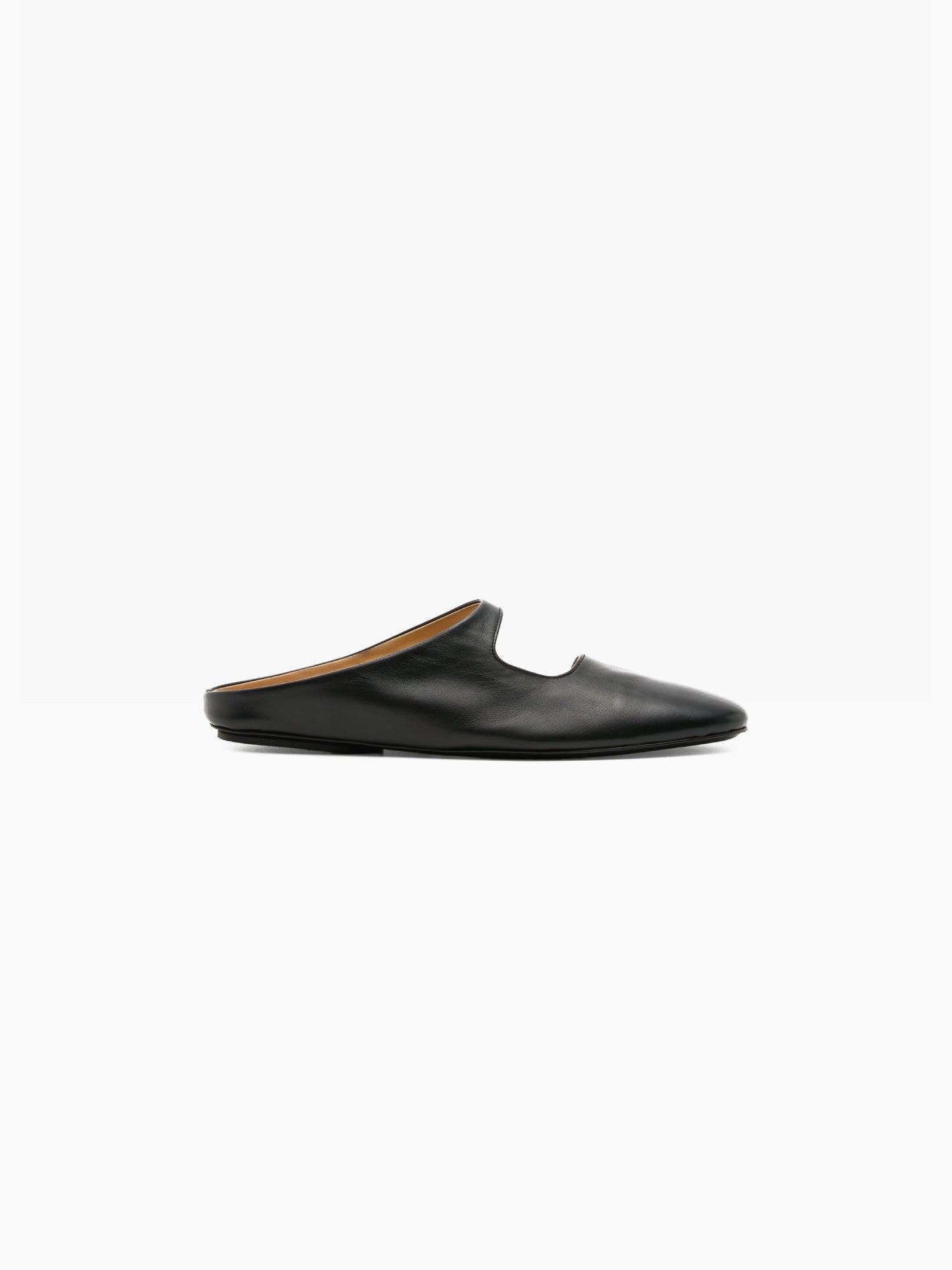 Distesa Leather Mule Black