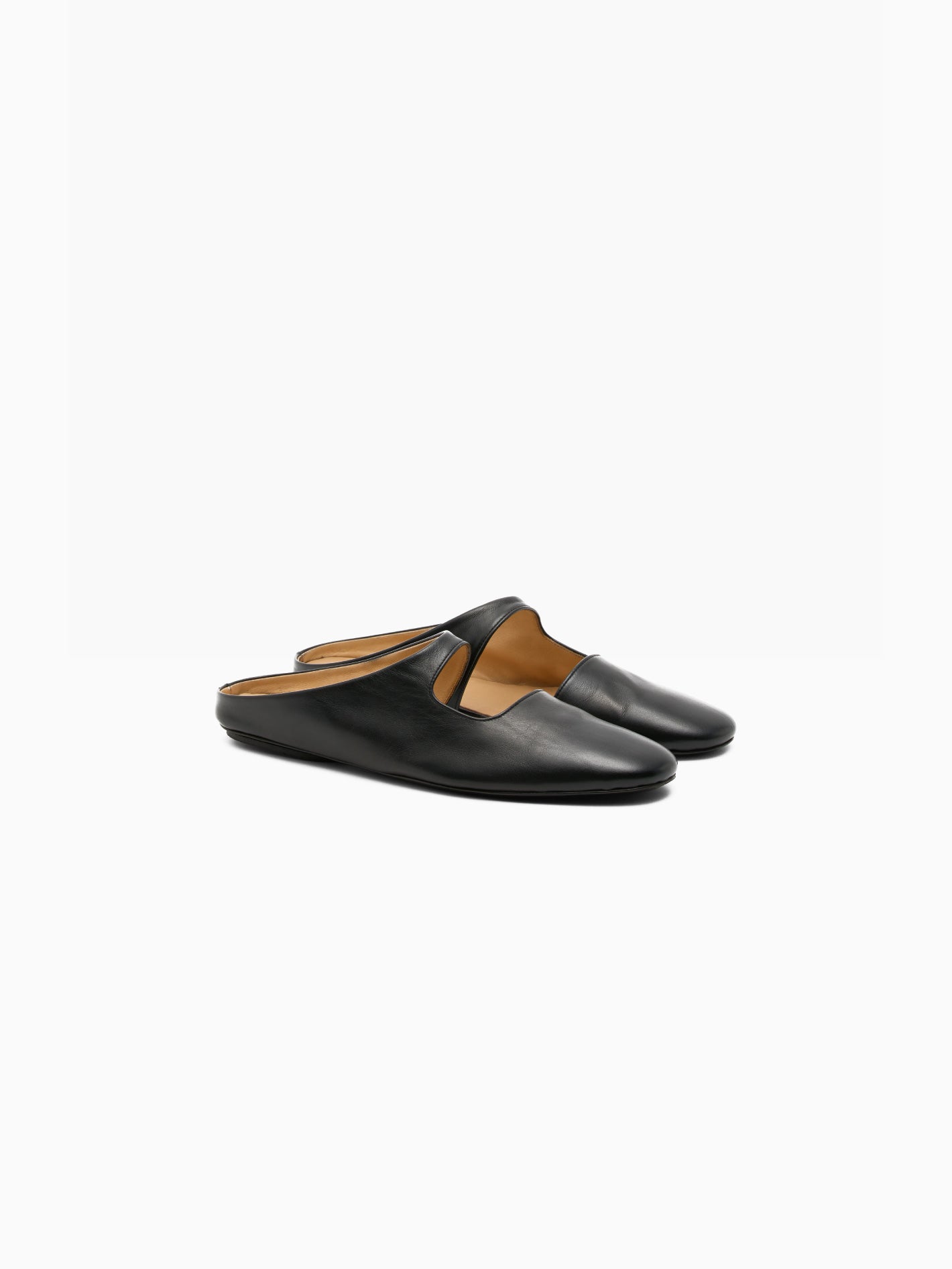 Distesa Leather Mule Black
