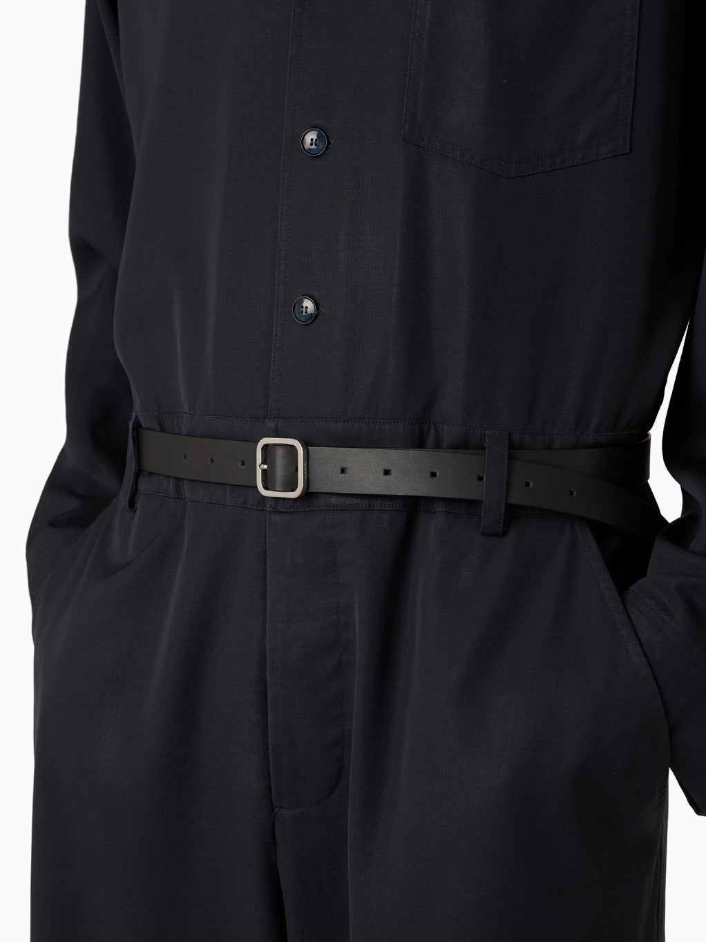 Quadra Belt Black Leather