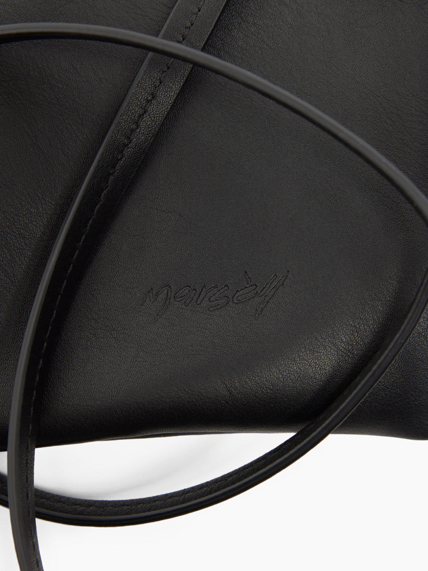 Sportina Black Leather Phone Case