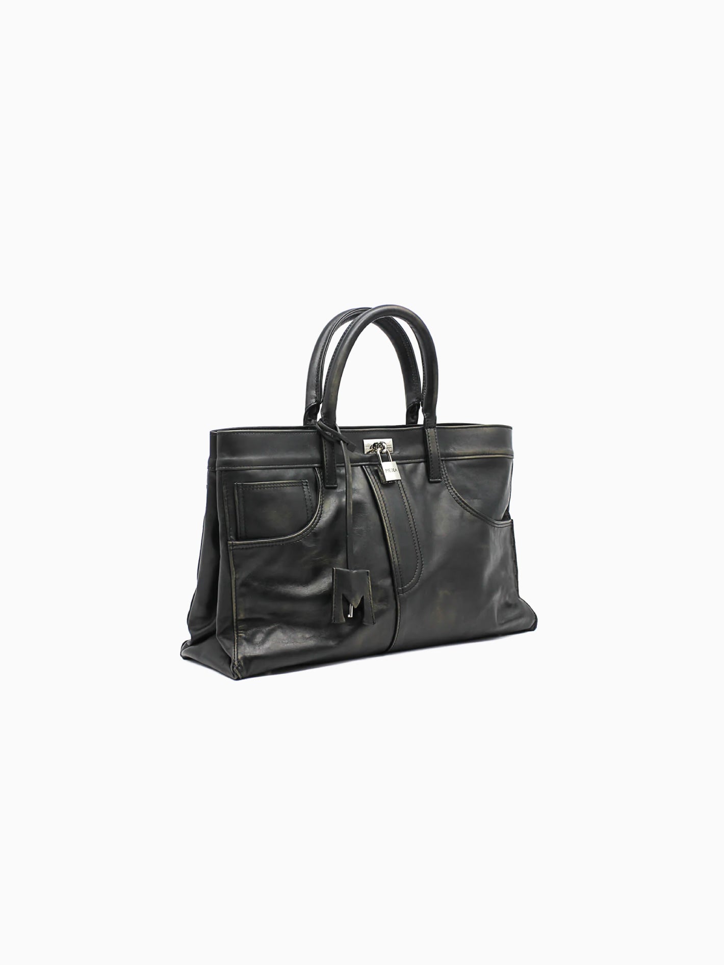 Nina Leather Bag Black