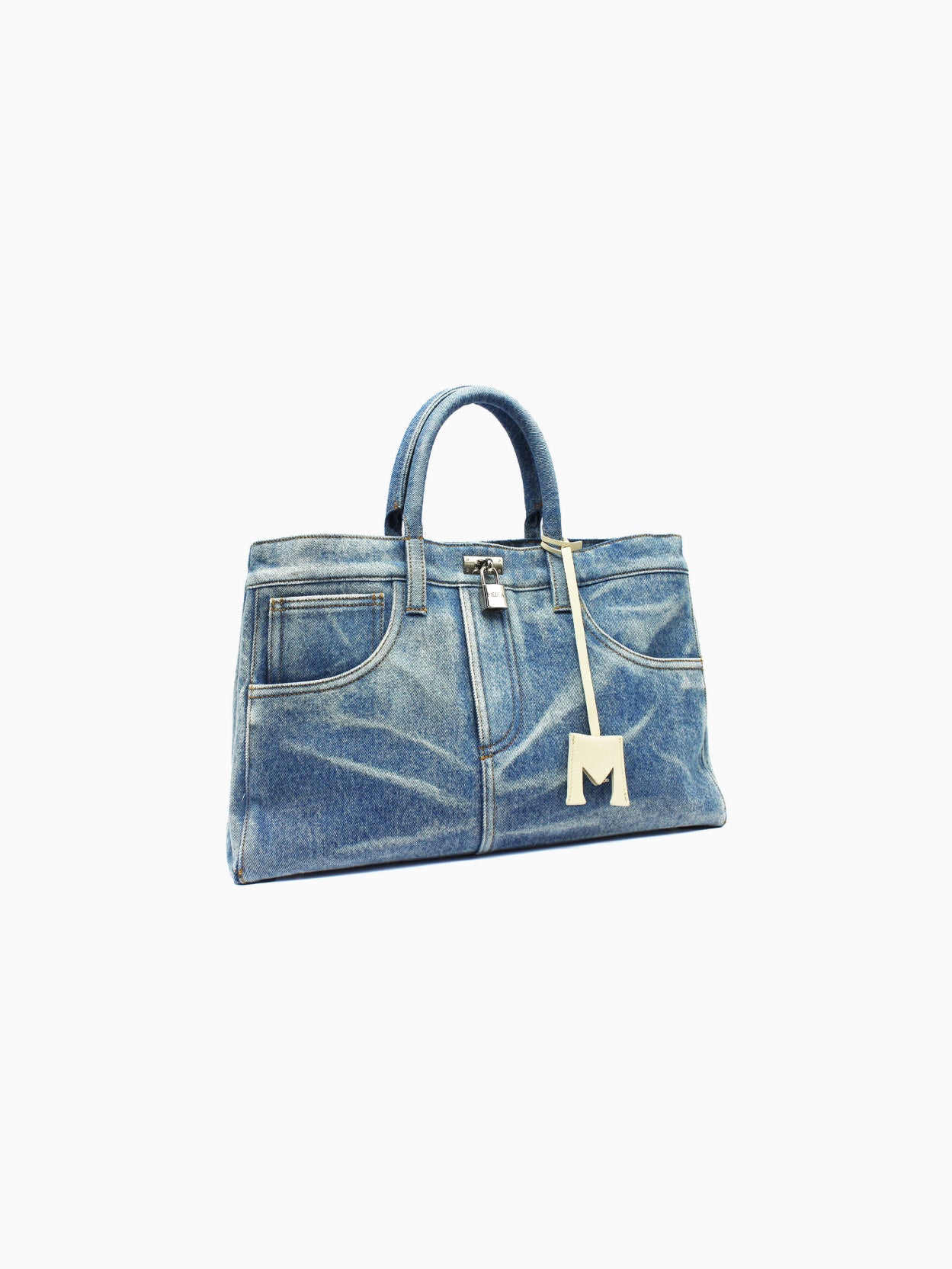 Nina Denim Laser Bag