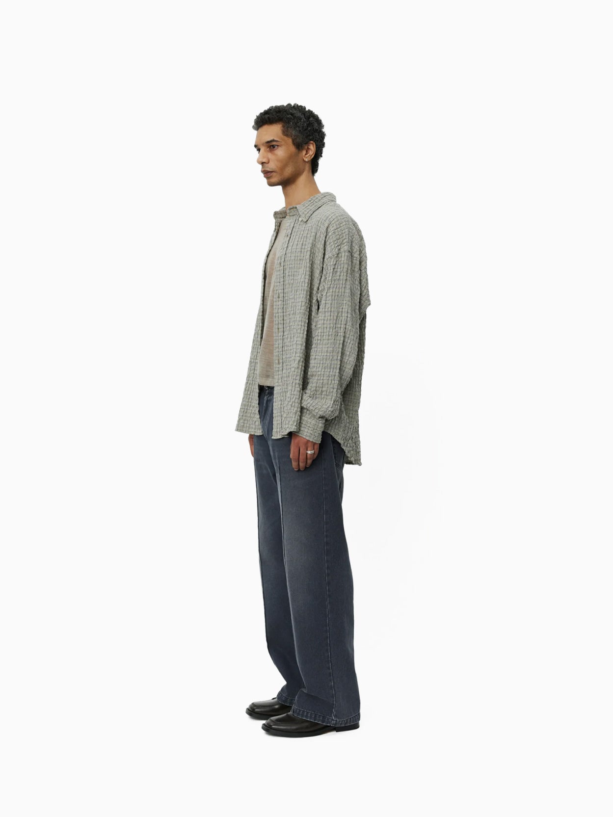 Button Down Shirt Grey Generation Check