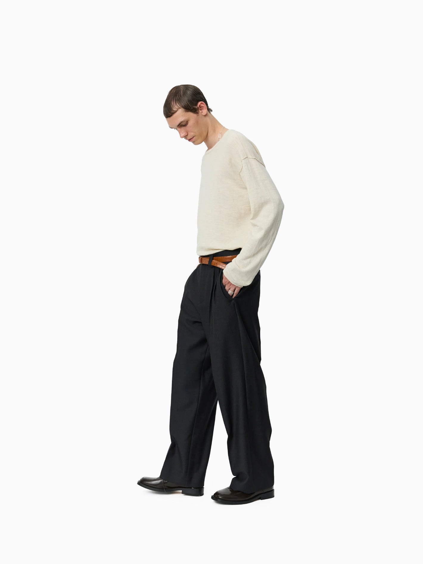Classic Trousers Dark Grey Grain