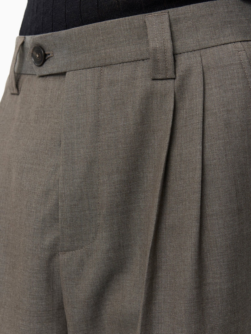 Classic Trousers Light Taupe Wool