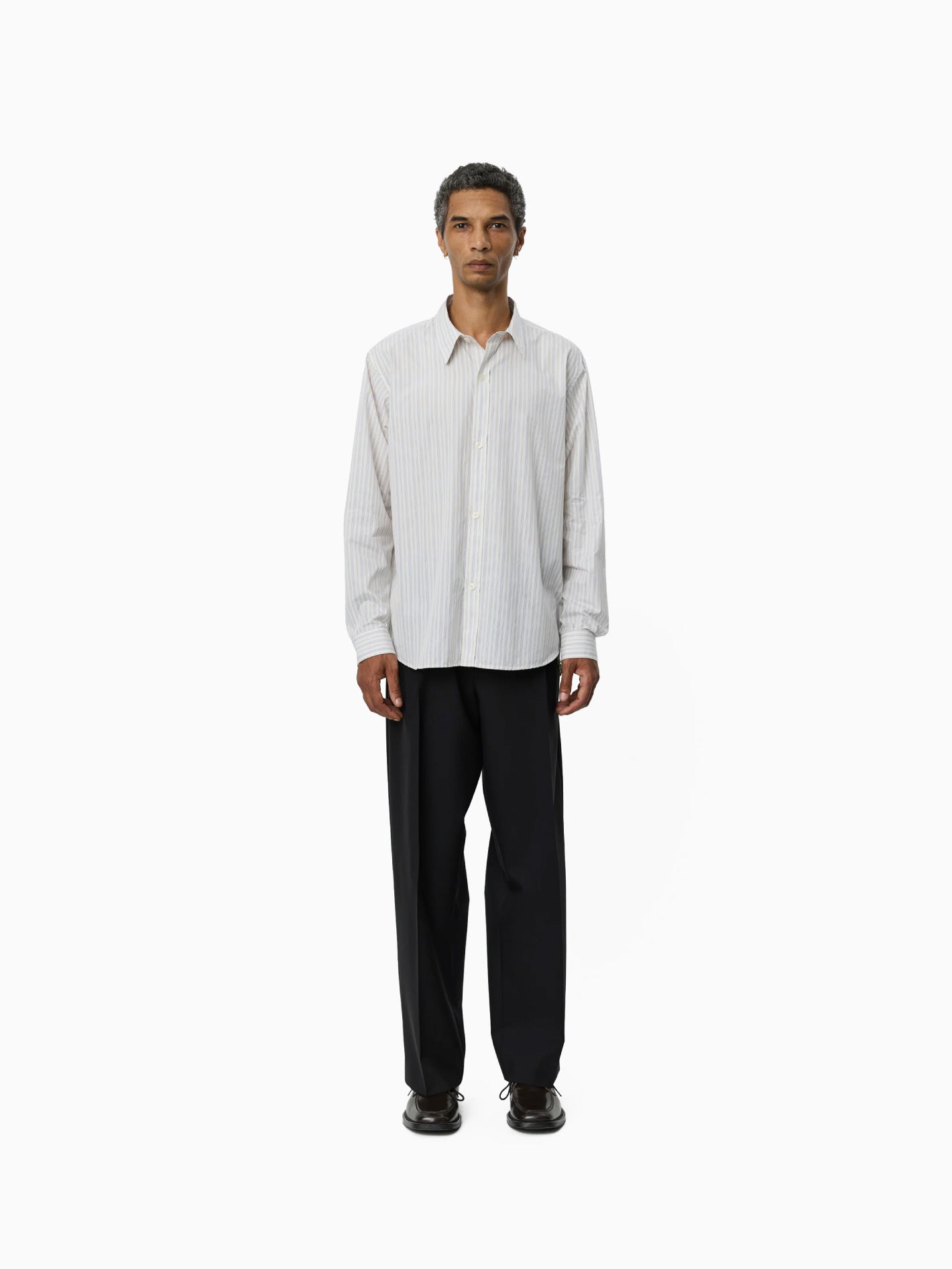 Evening Shirt Off White Business Stripe