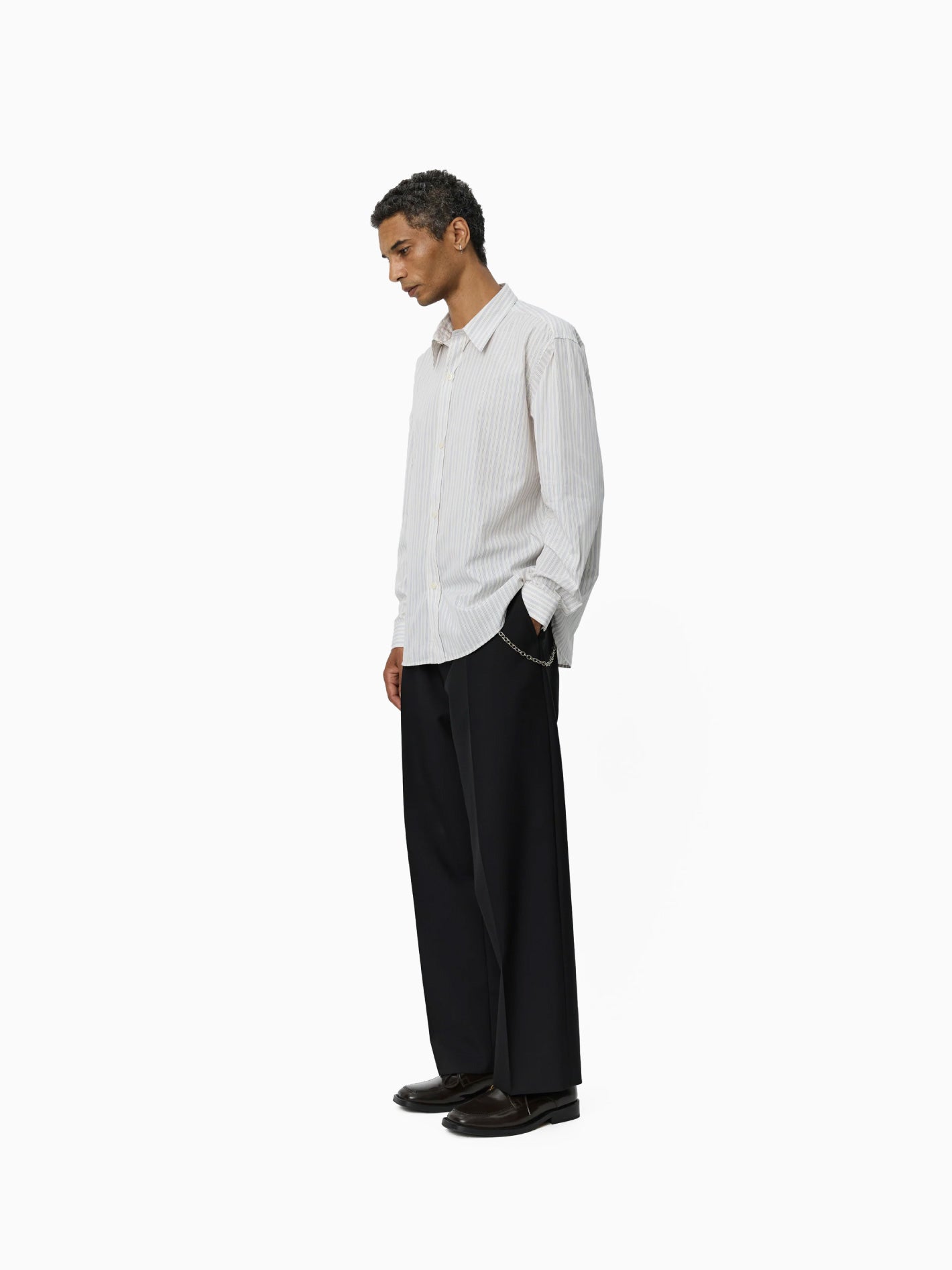 Evening Shirt Off White Business Stripe