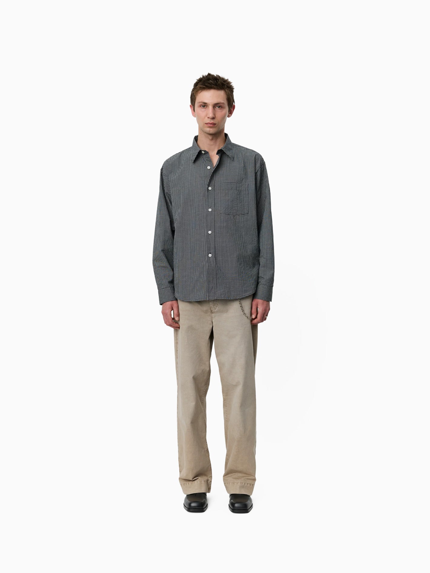 Executive Shirt Black Experienced Check