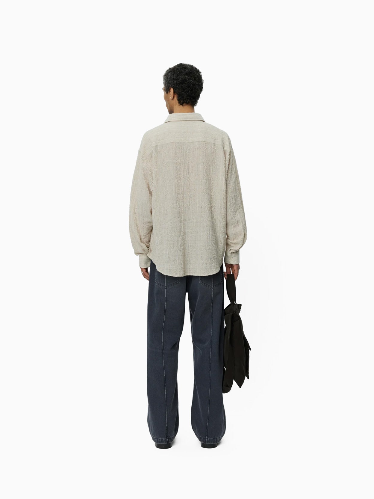 Exact Shirt Dusty Seersucker Check