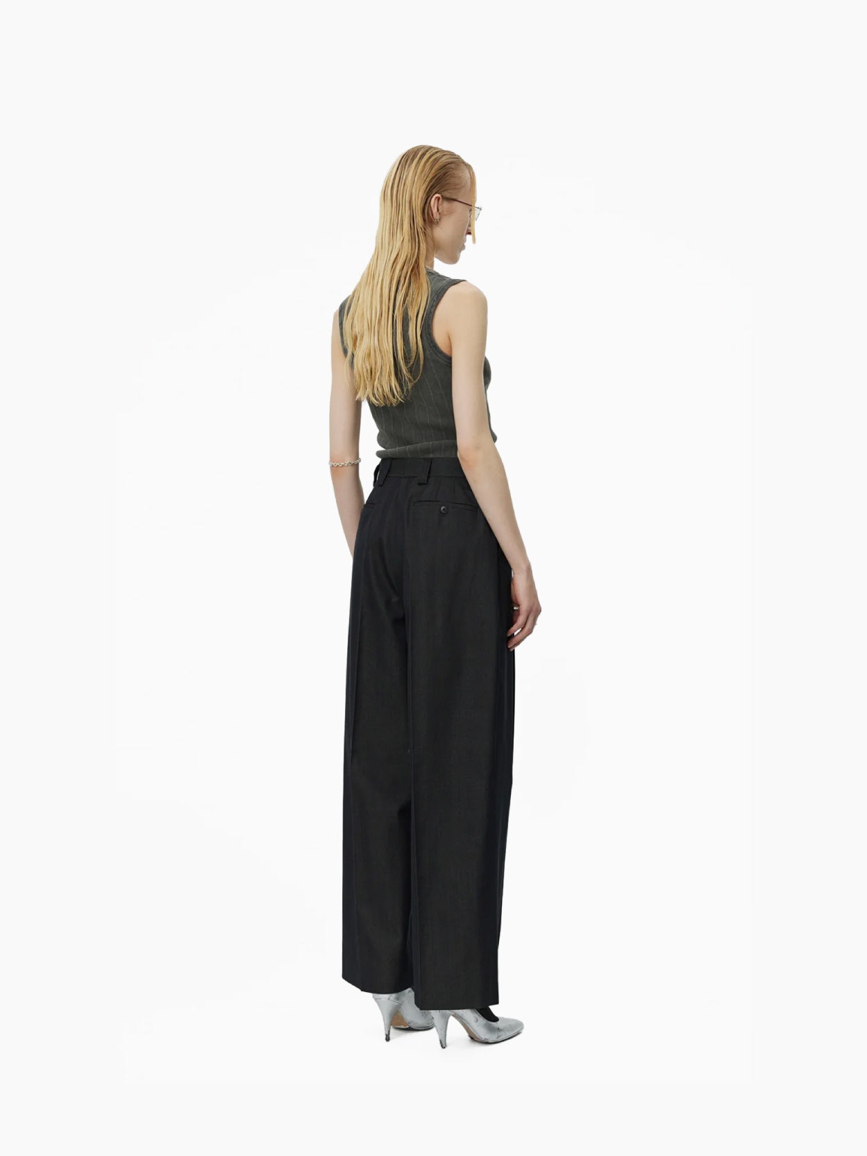 Favorite Trousers Black Solaro Herringbone