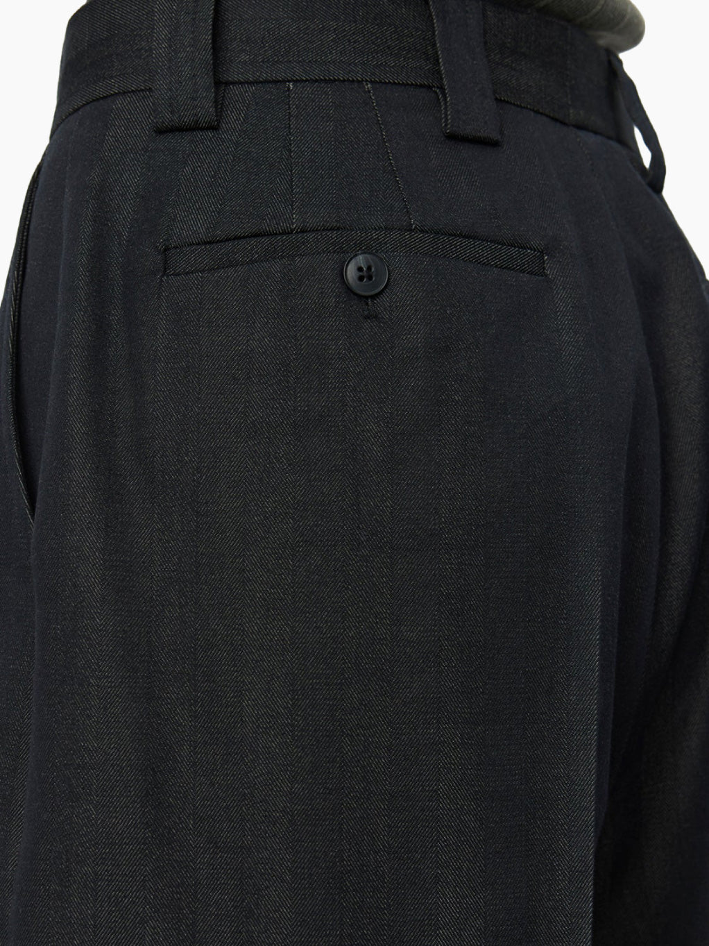 Favorite Trousers Black Solaro Herringbone