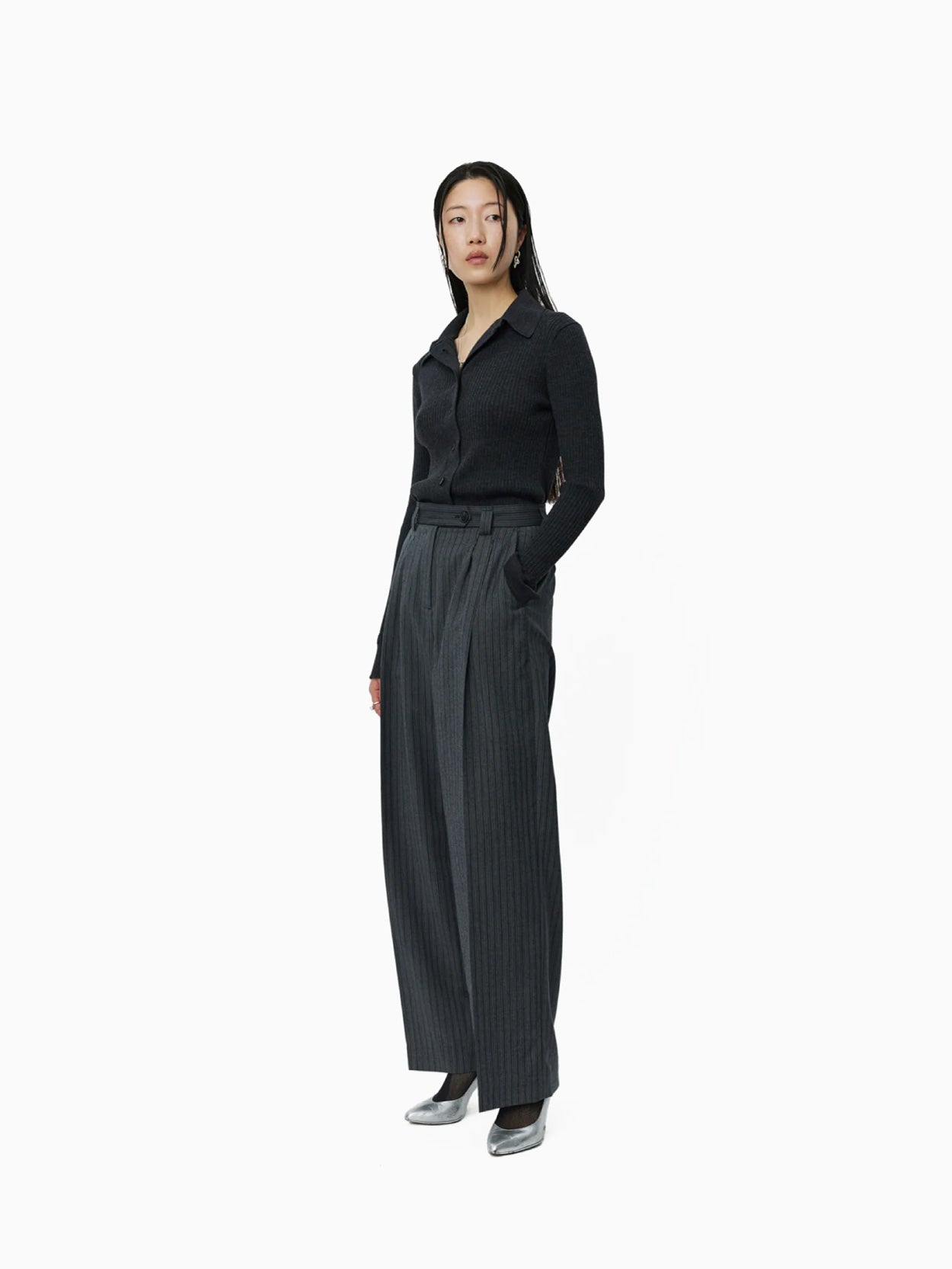 Favorite Trousers Classic Grey Double Stripe