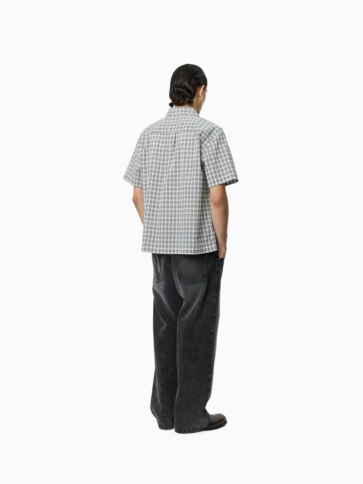 Holiday Shirt Off White Check