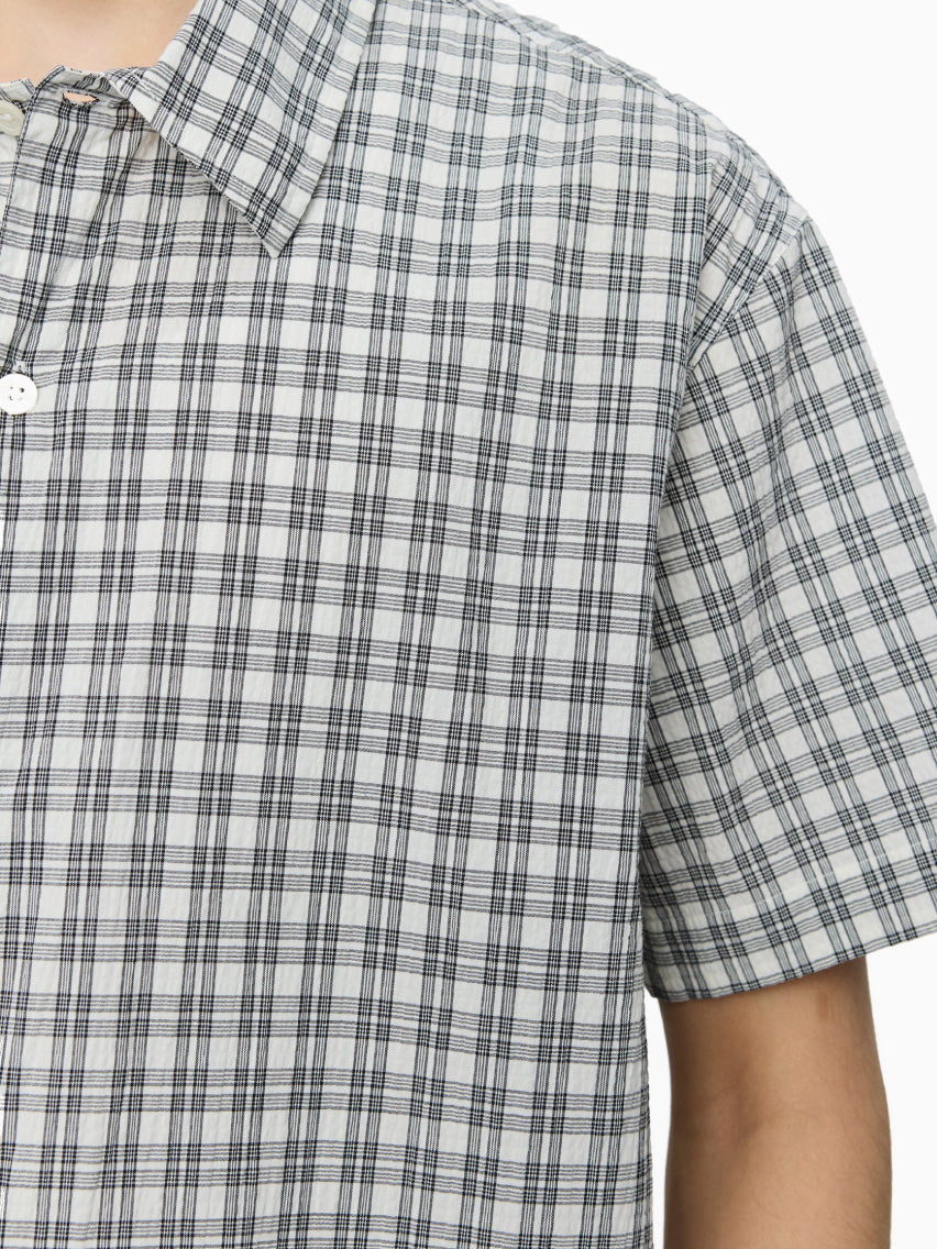 Holiday Shirt Off White Check