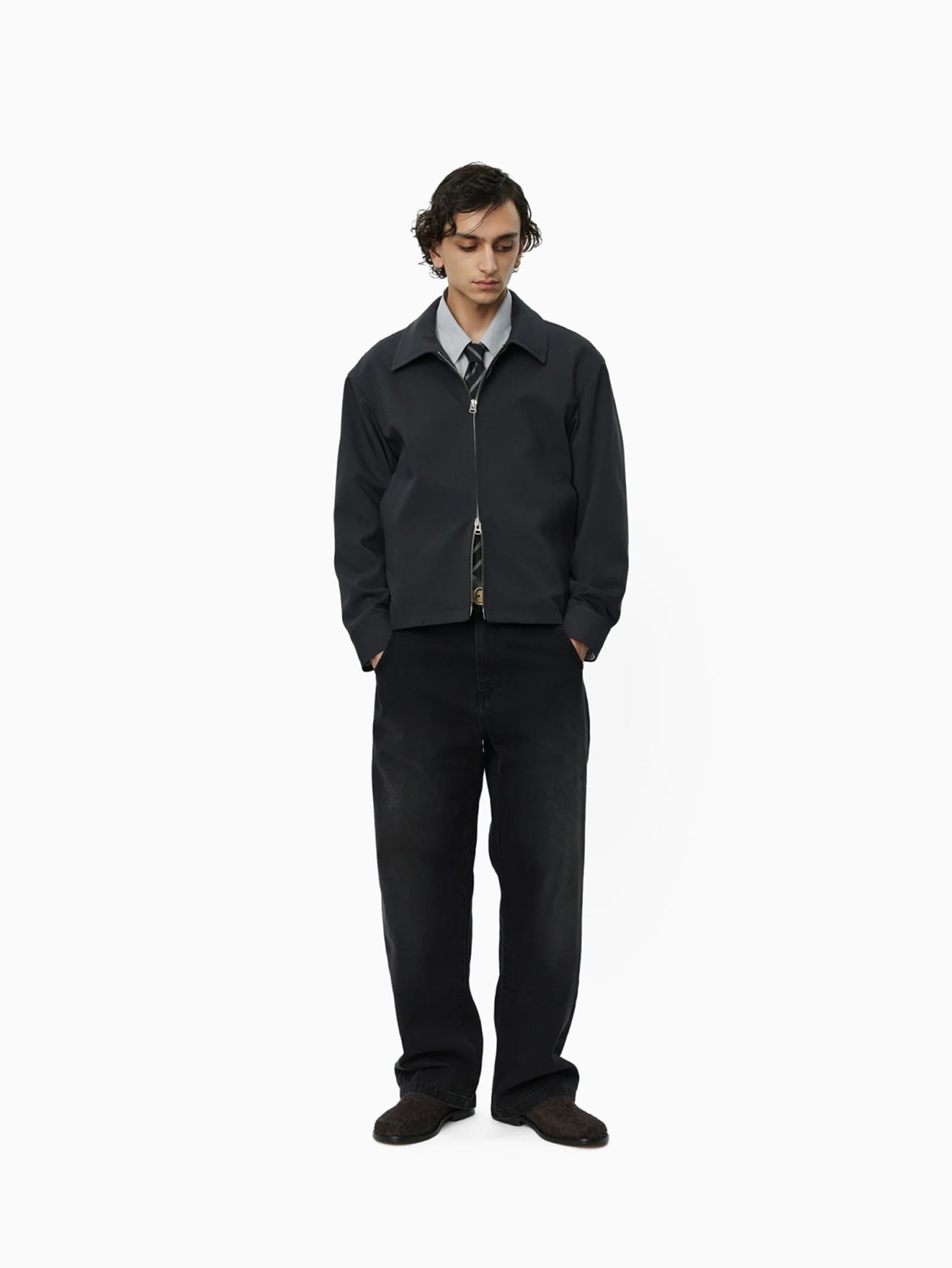 Mail Jacket Dark Grey Wool