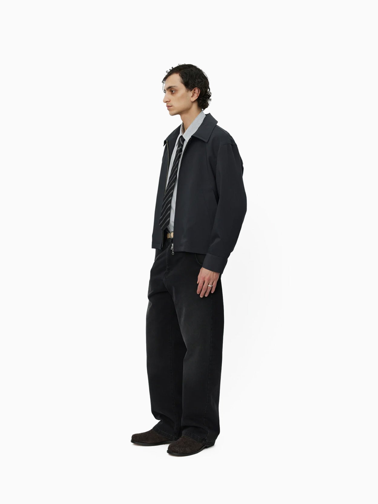 Mail Jacket Dark Grey Wool