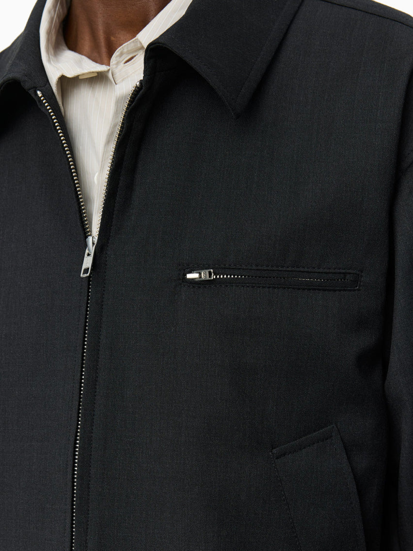 Postal Jacket Anthracite Wool