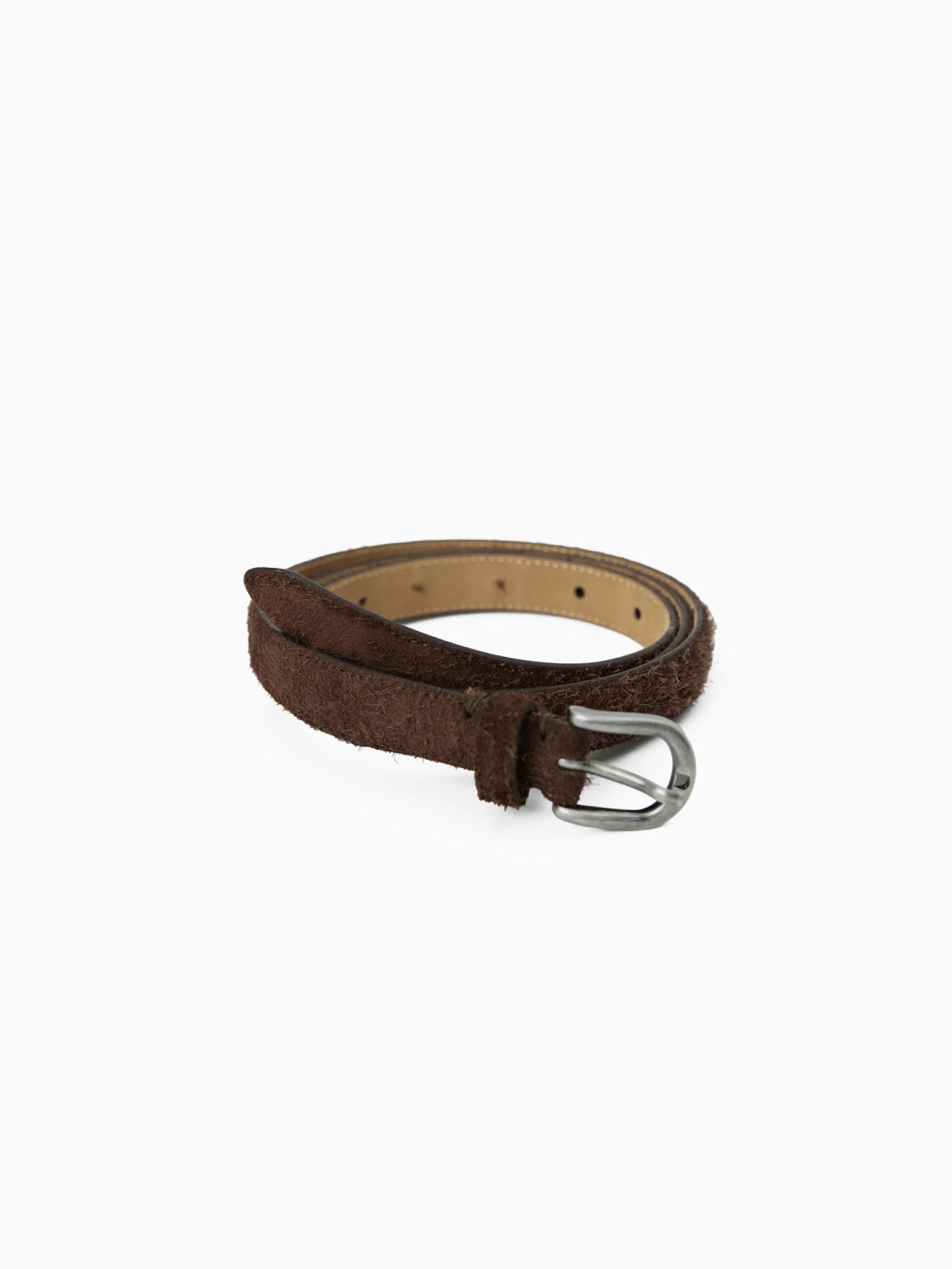 Purpose Belt Brown Fuzzy Suede