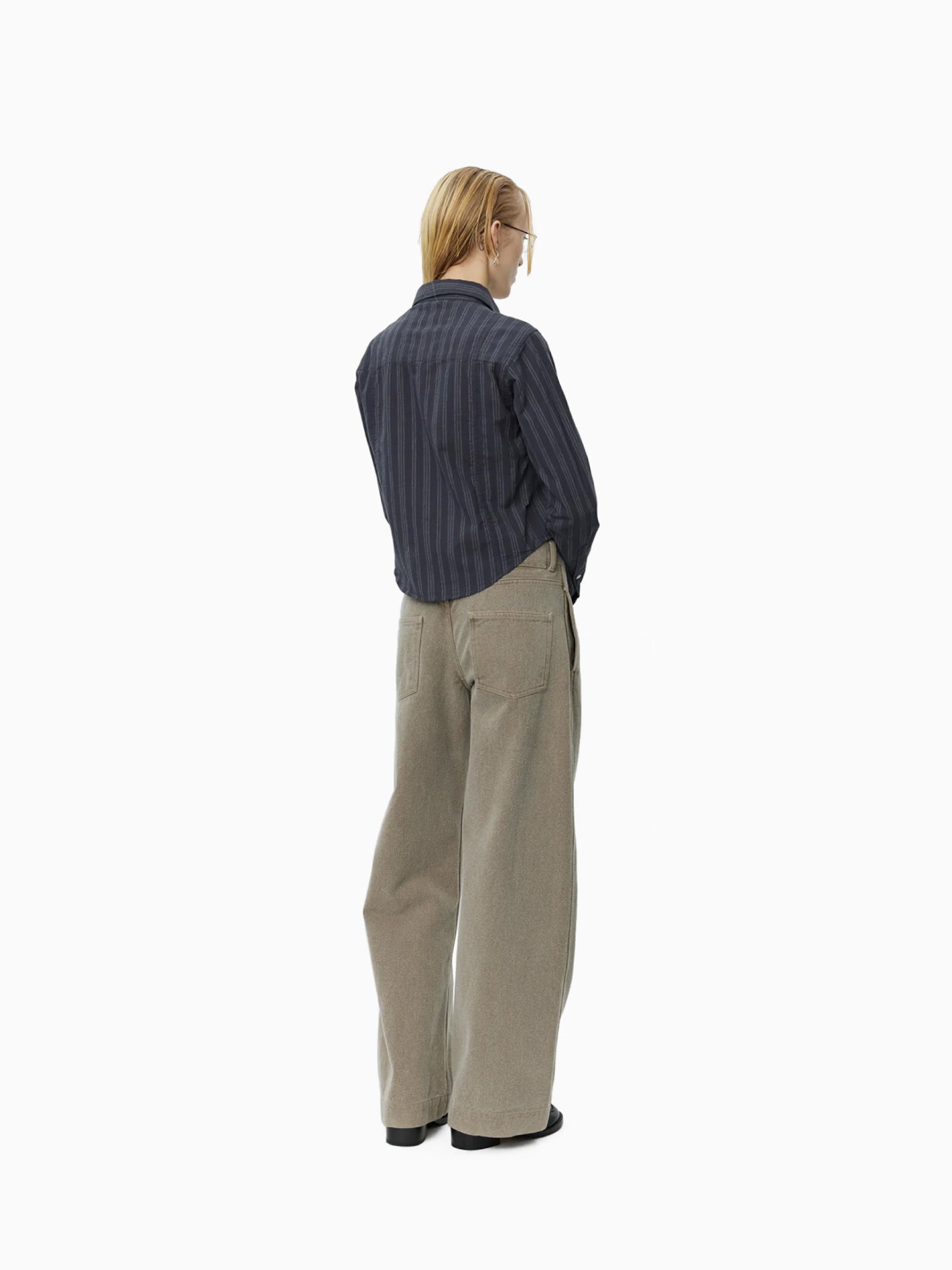 Readers Shirt Dark Grey Double Stripe
