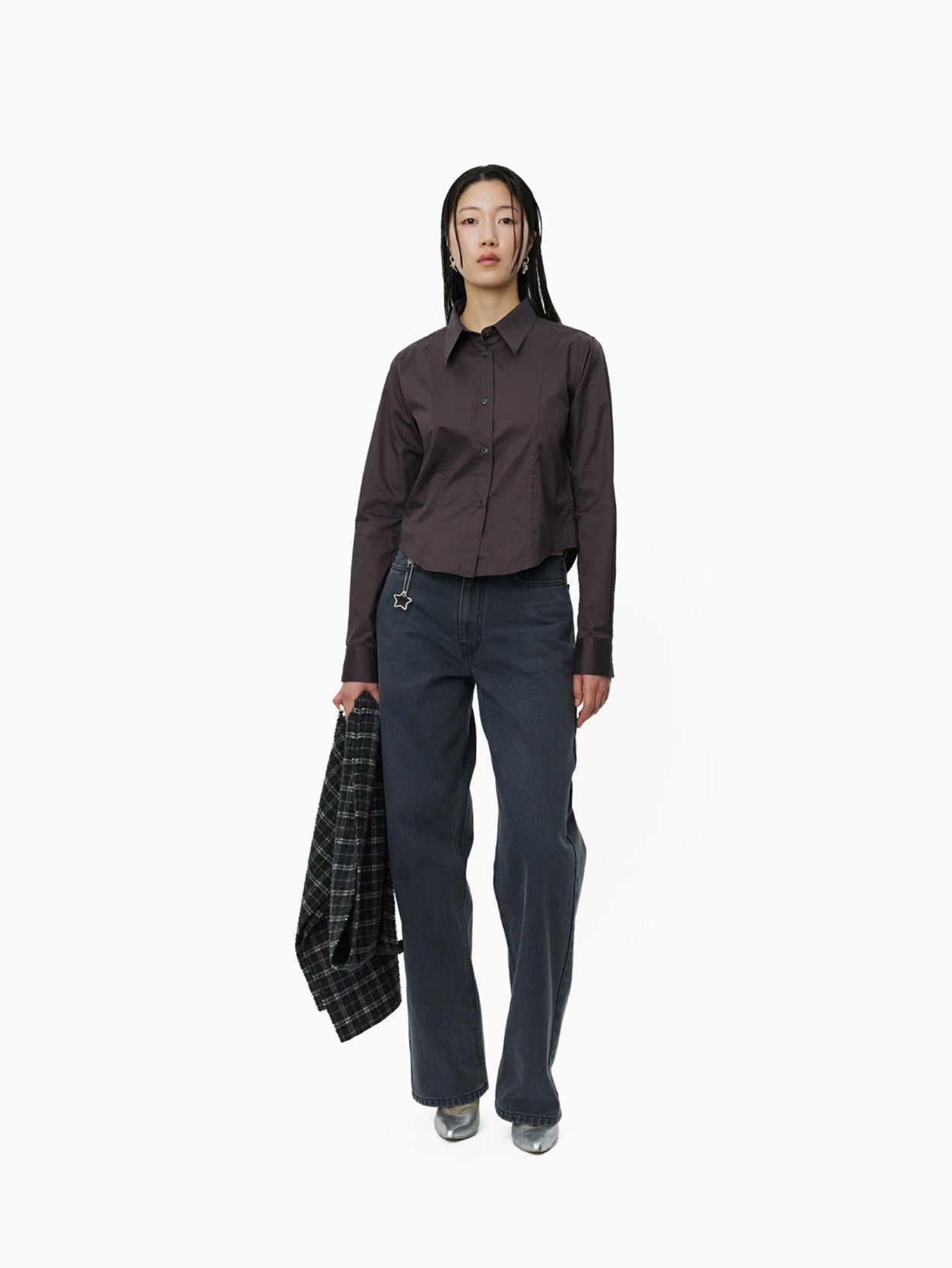 Readers Shirt Aubergine