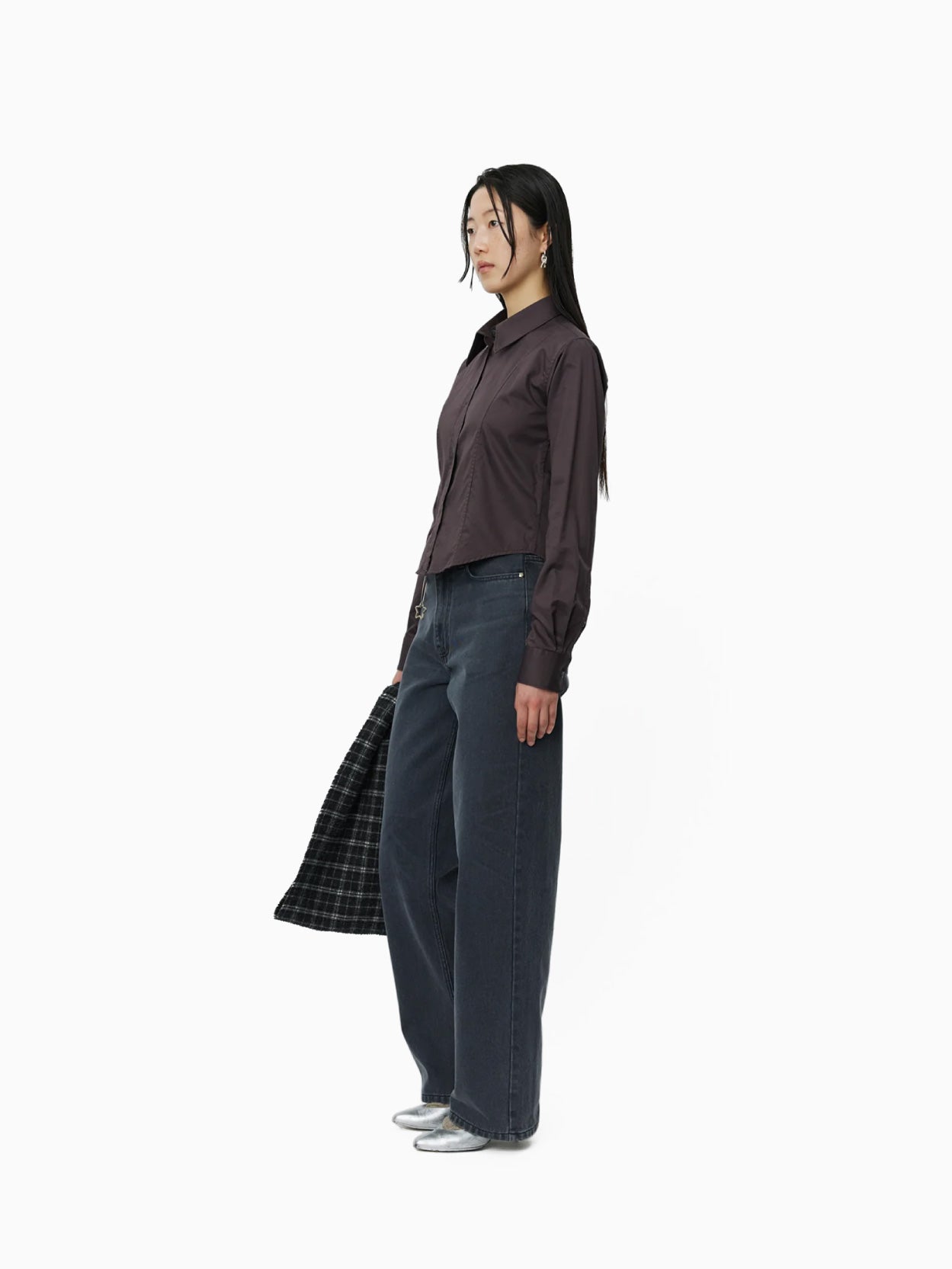 Readers Shirt Aubergine