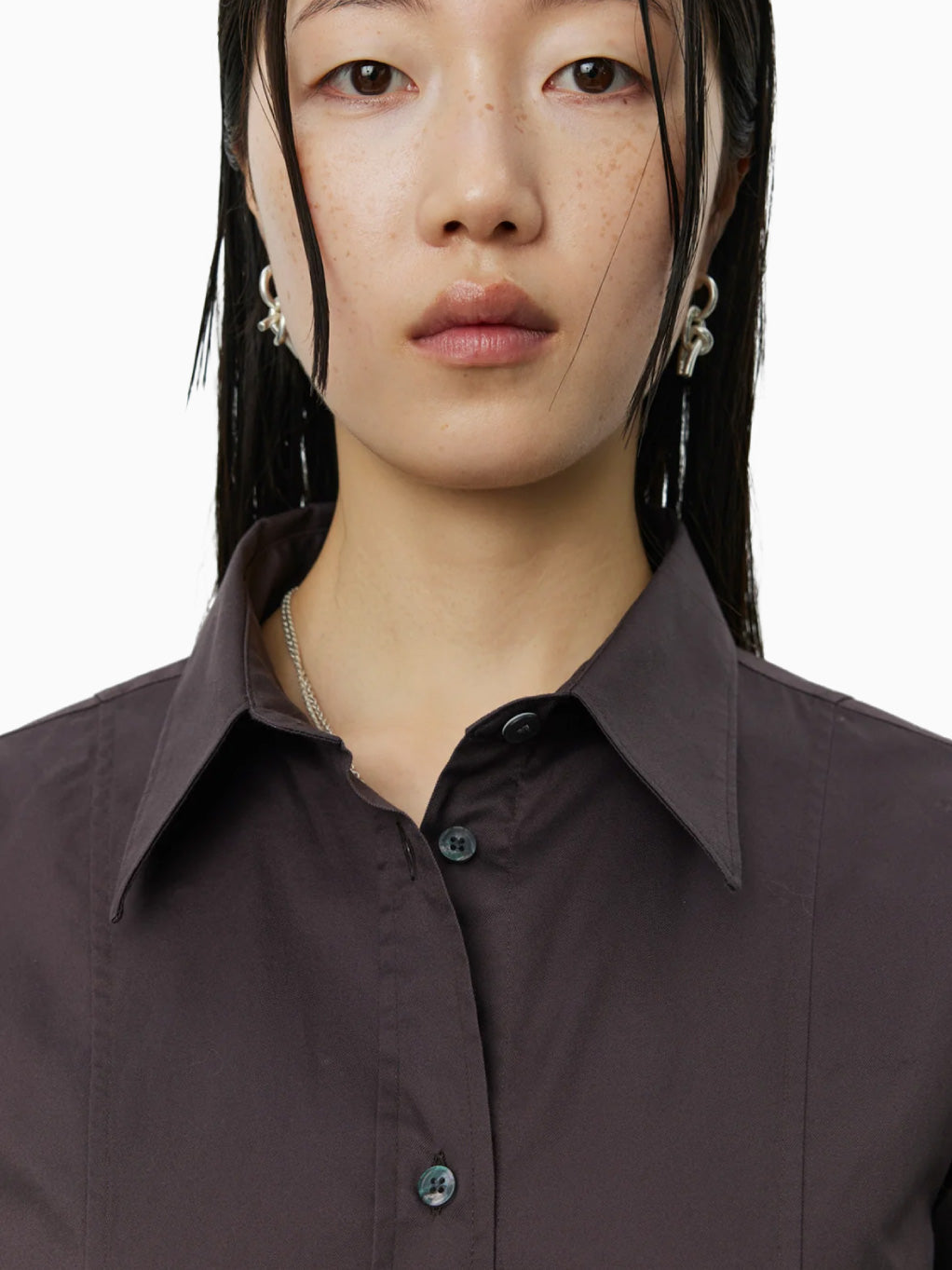 Readers Shirt Aubergine