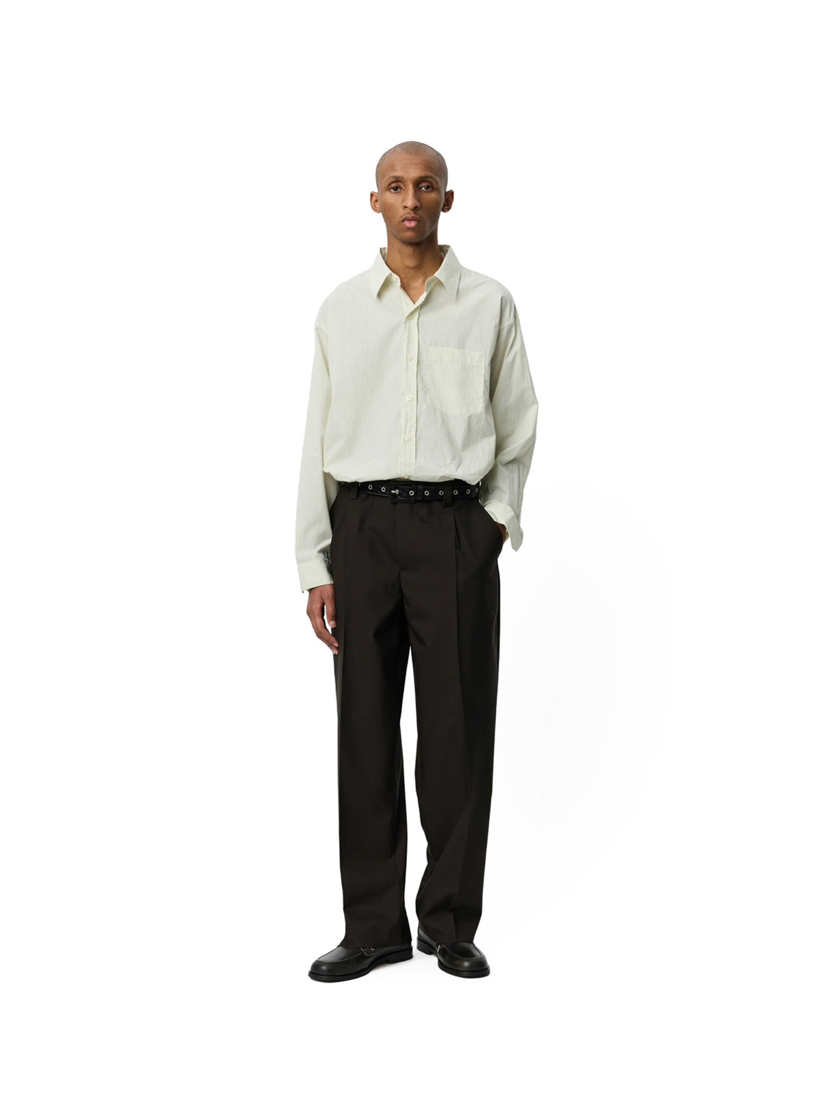 Service Trousers Dark Brown Dry Wool