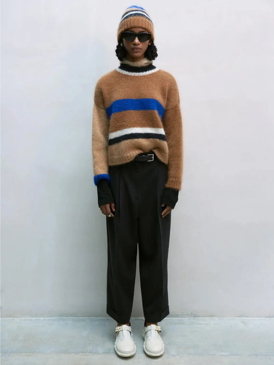 Mohair Striped Sweater Cordera