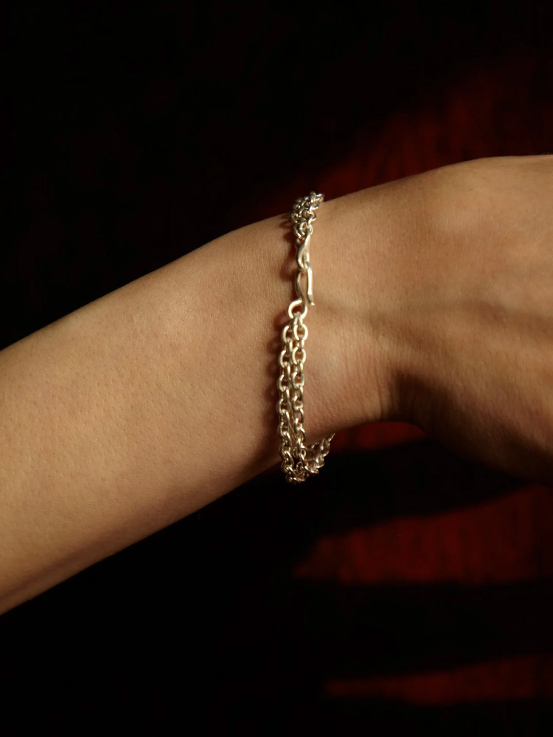 Mini Elo Double Chain Bracelet