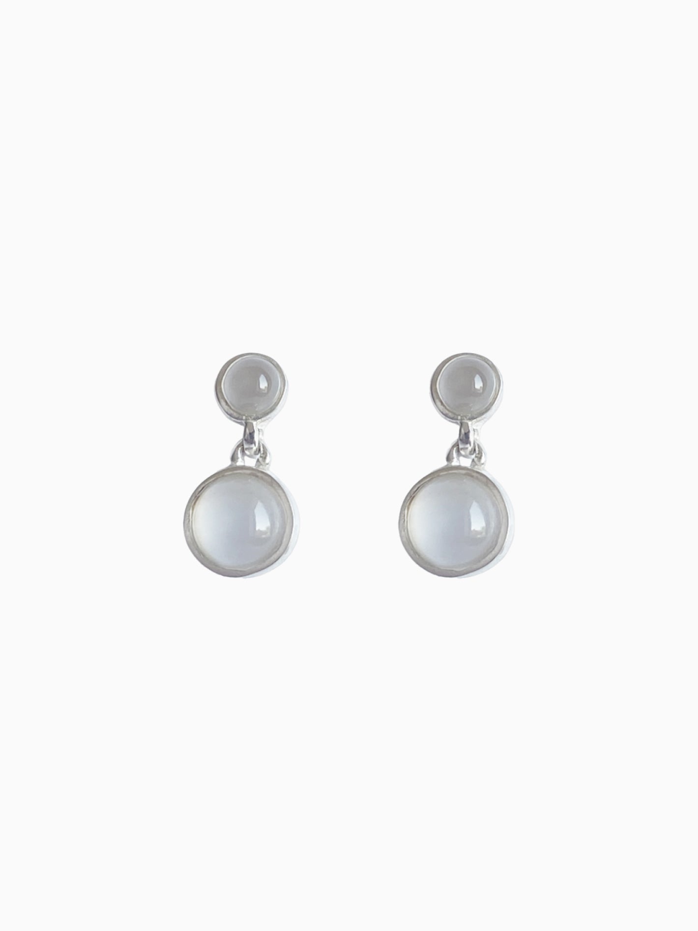 Moonstone Double Drop Earrings