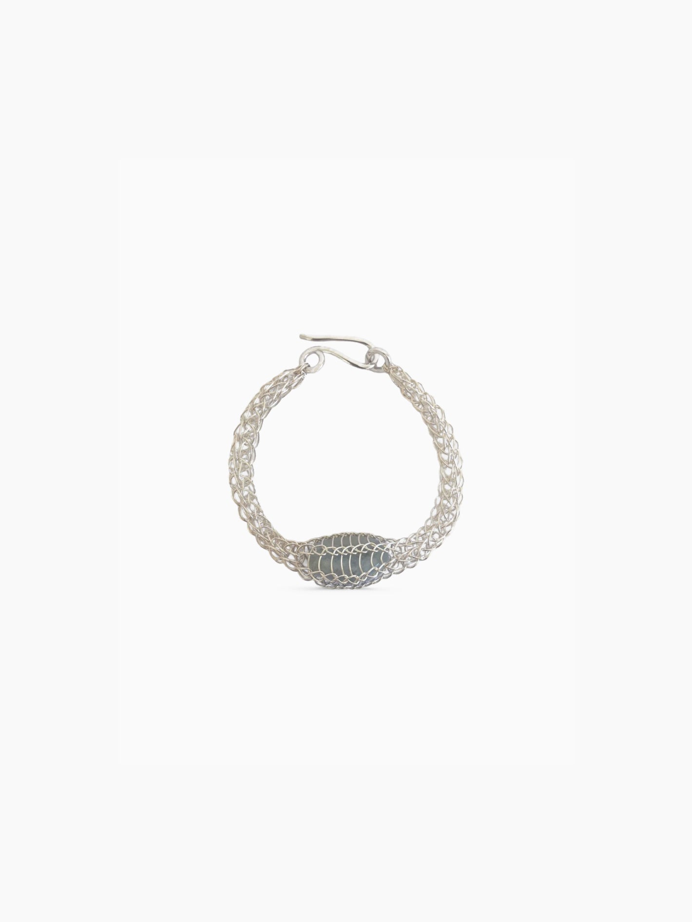Woven Aquamarine Bracelet