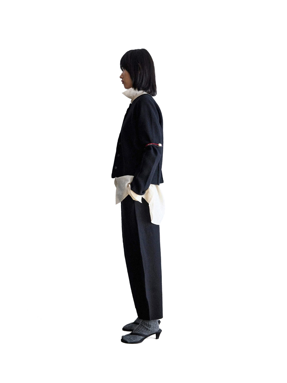 Nave Merino Wool Pants Black