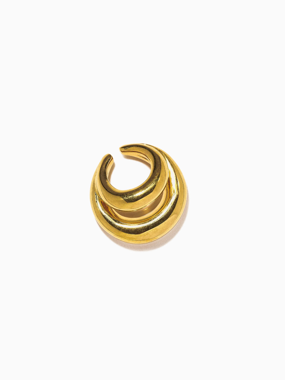 Blow Up Ear Cuff Gold