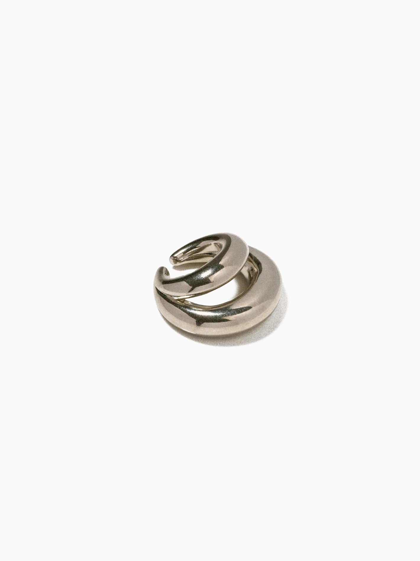 Blow Up Ear Cuff Silver