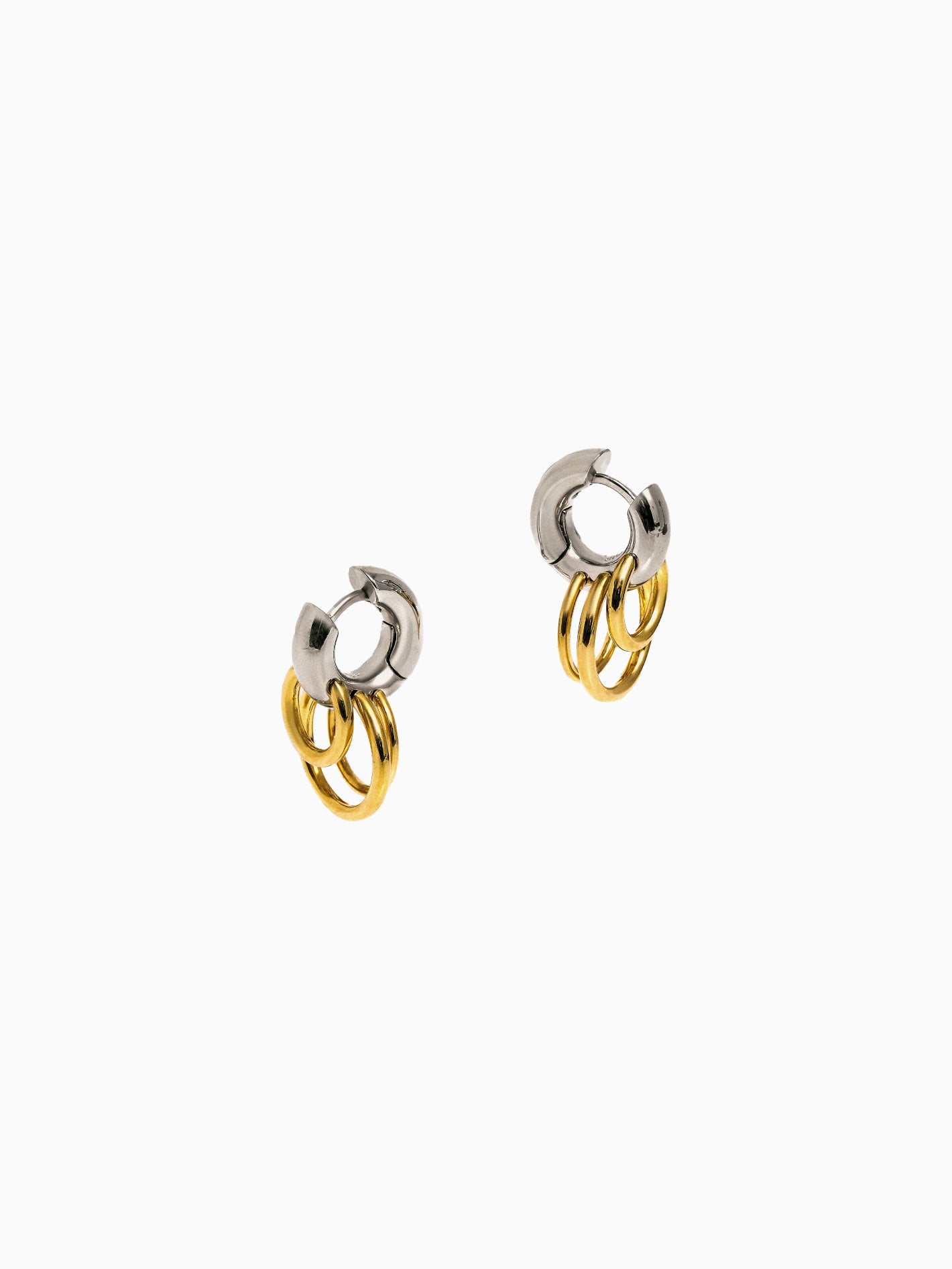 Pierced Huggies Gold