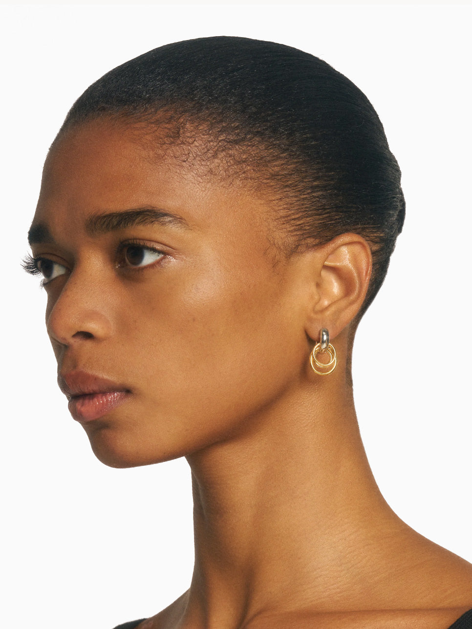 Pierced Huggies Gold