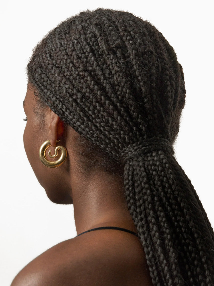 Serpent Hoops Small Gold