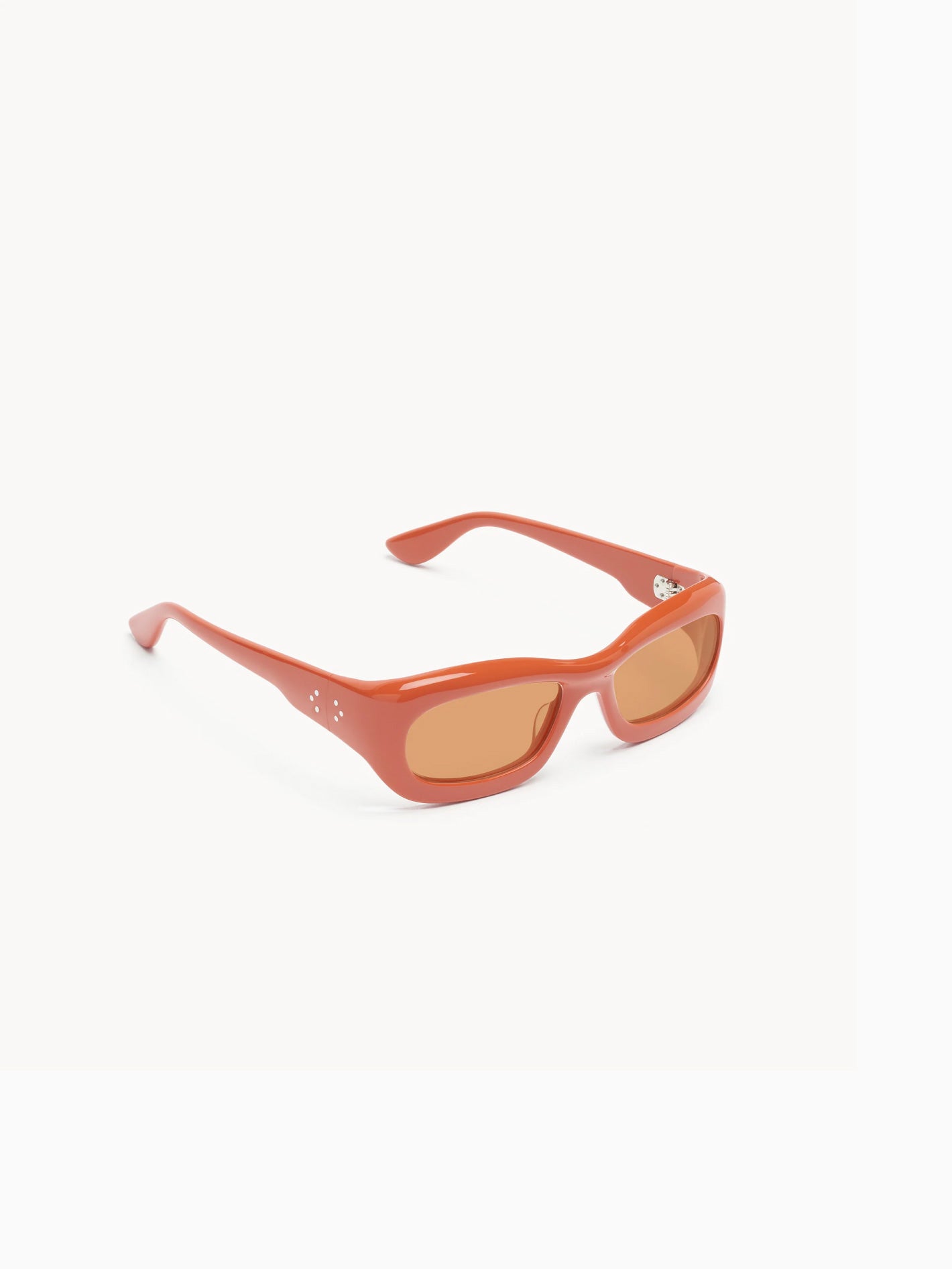 Ghaib Coral Red Acetate Sunglasses