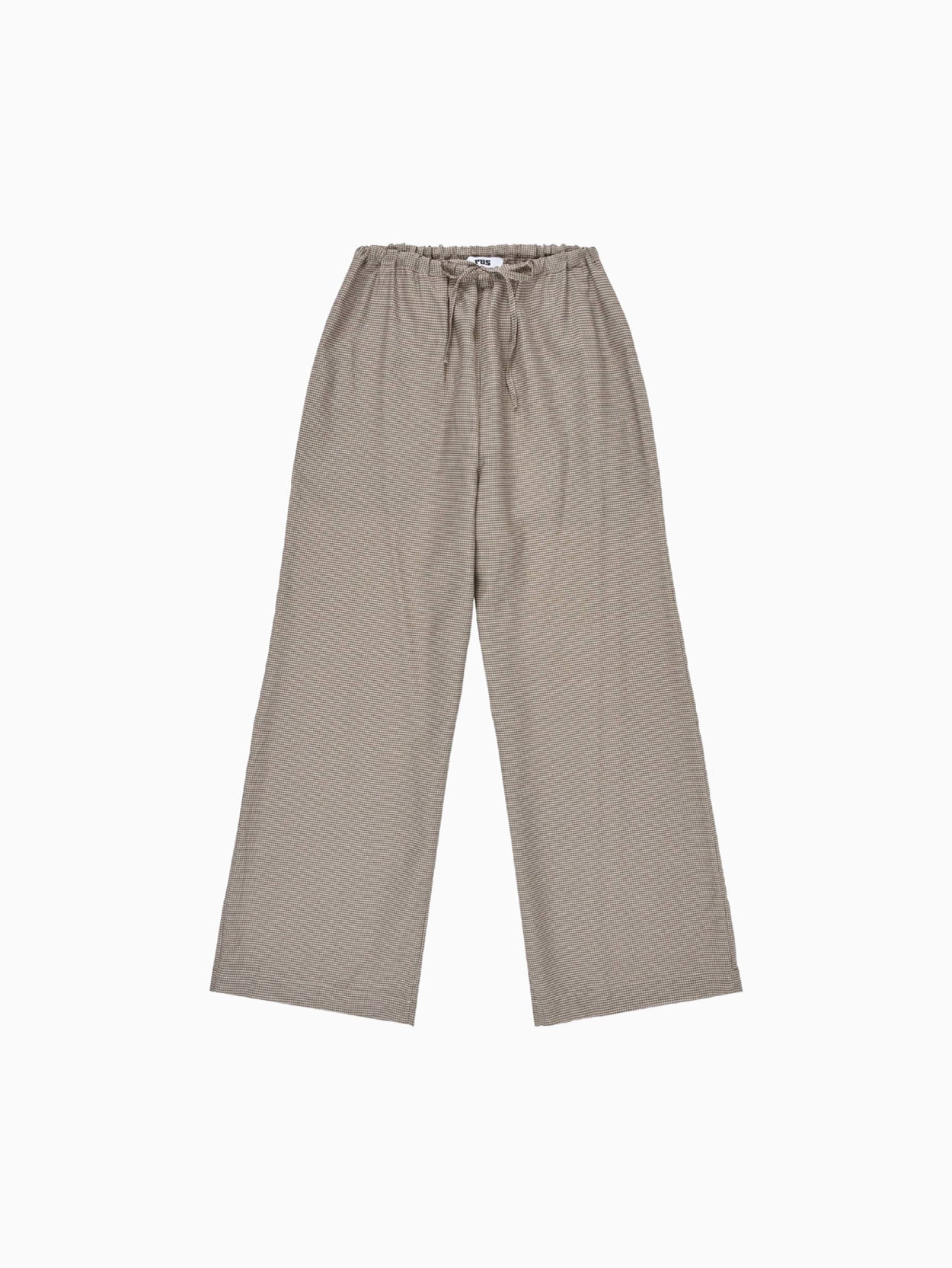 Fue Pants Gingham Toffee