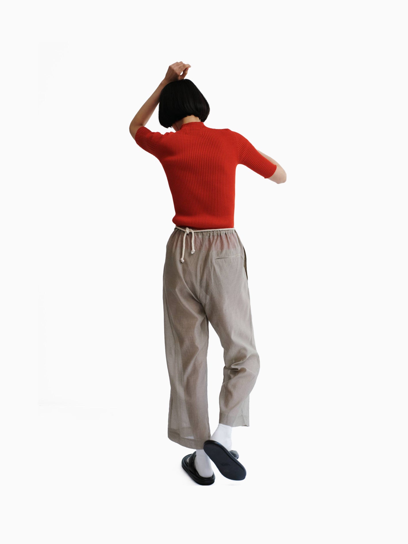 Fue Pants Gingham Toffee