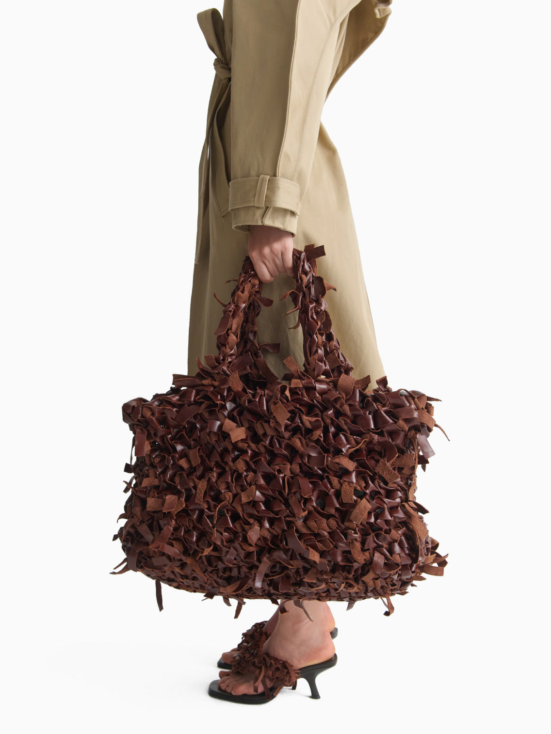 Agape Bag Chunky Braided Brown