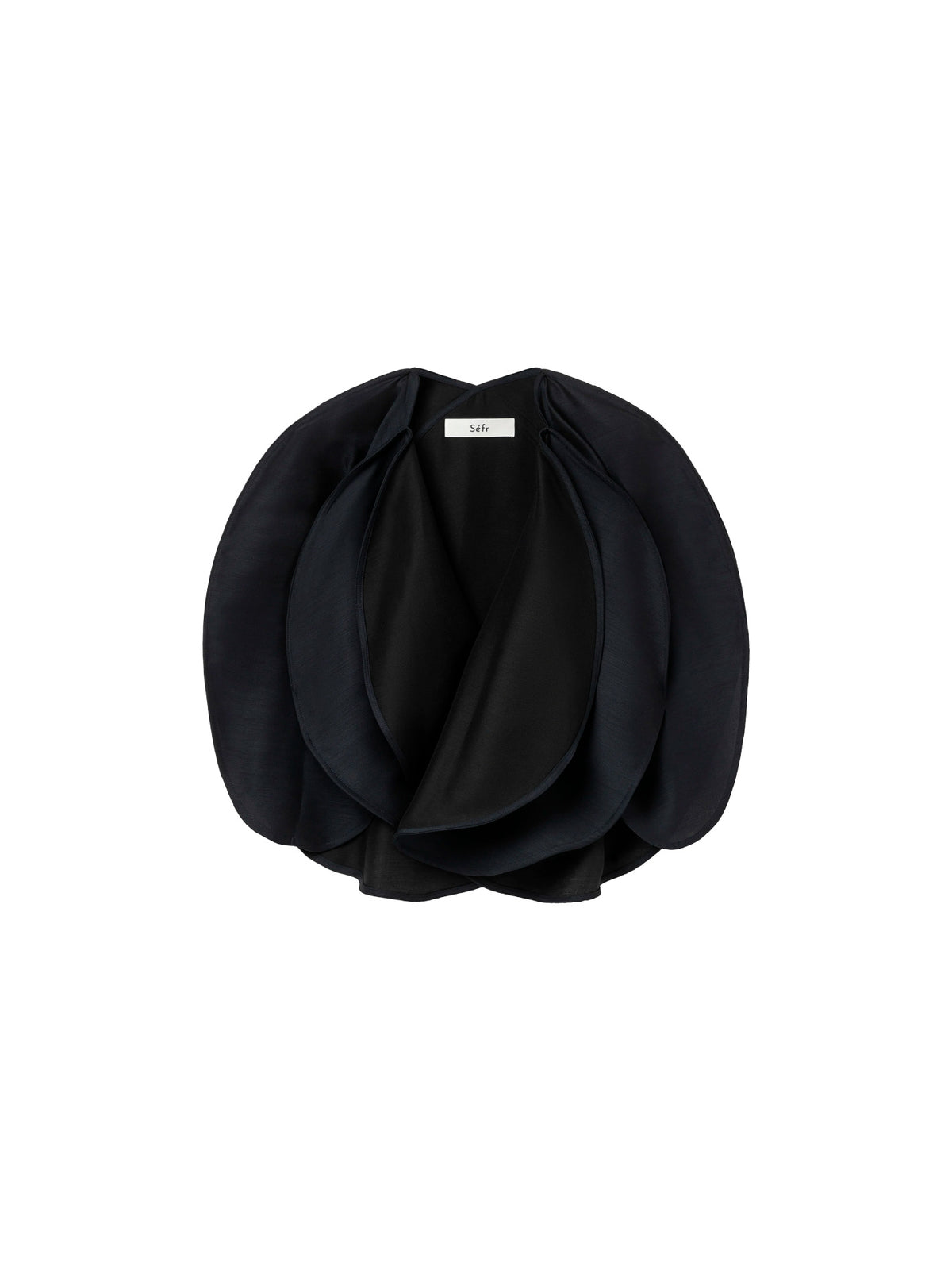 Circle Cut Top Dark Navy