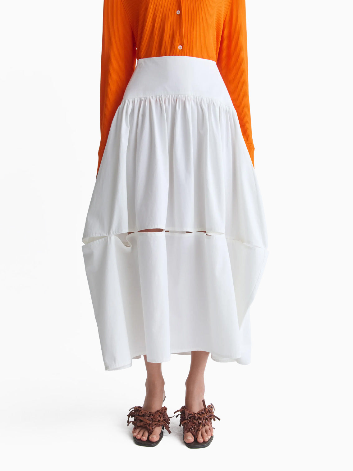 Mari Skirt Sold White