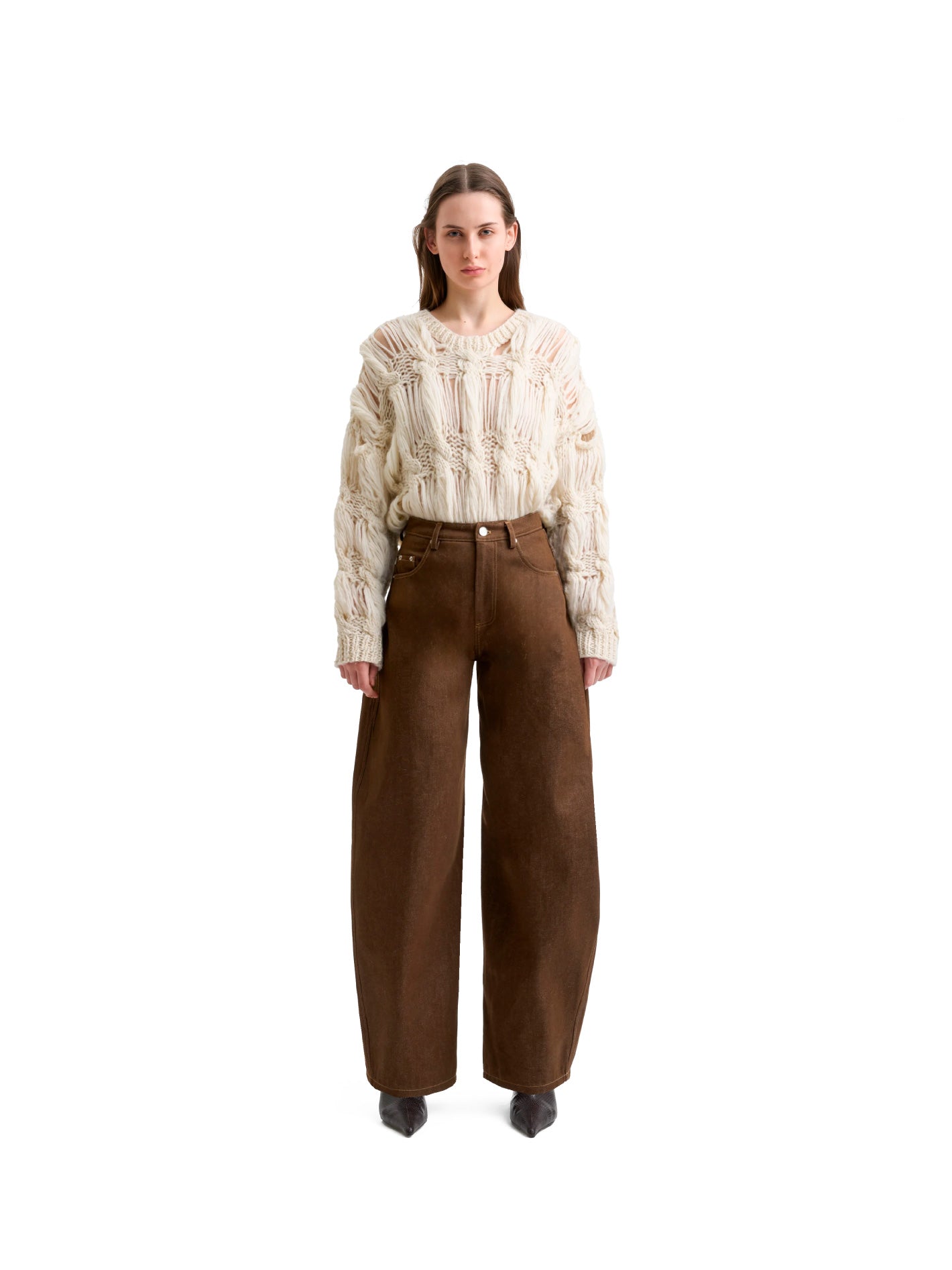 Soline Raw Denim Brown